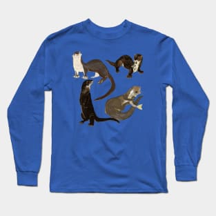 Old World otters Long Sleeve T-Shirt